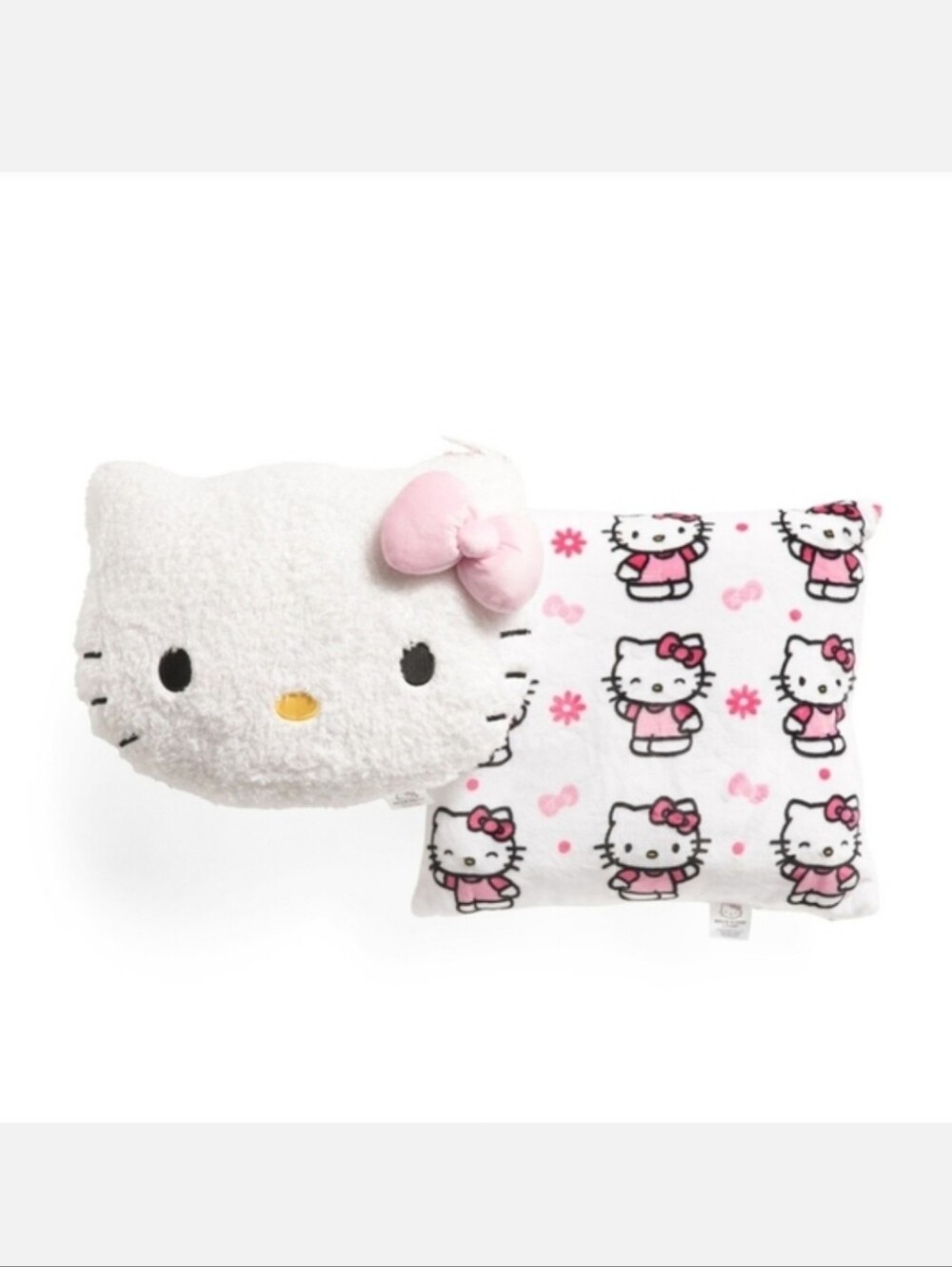 2 Large Throw Pillows Hello Kitty Kids Gift Set $40 NWT